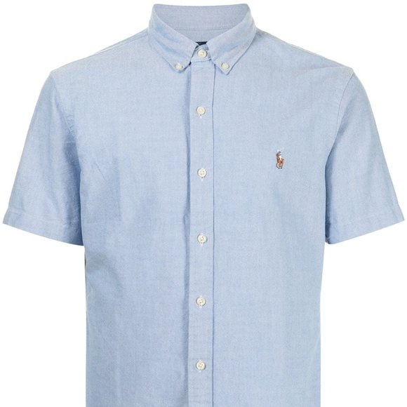 Ralph Lauren Other - NWT Ralph Lauren Men’s Short Sleeve Button Down Shirt Blue Size Large